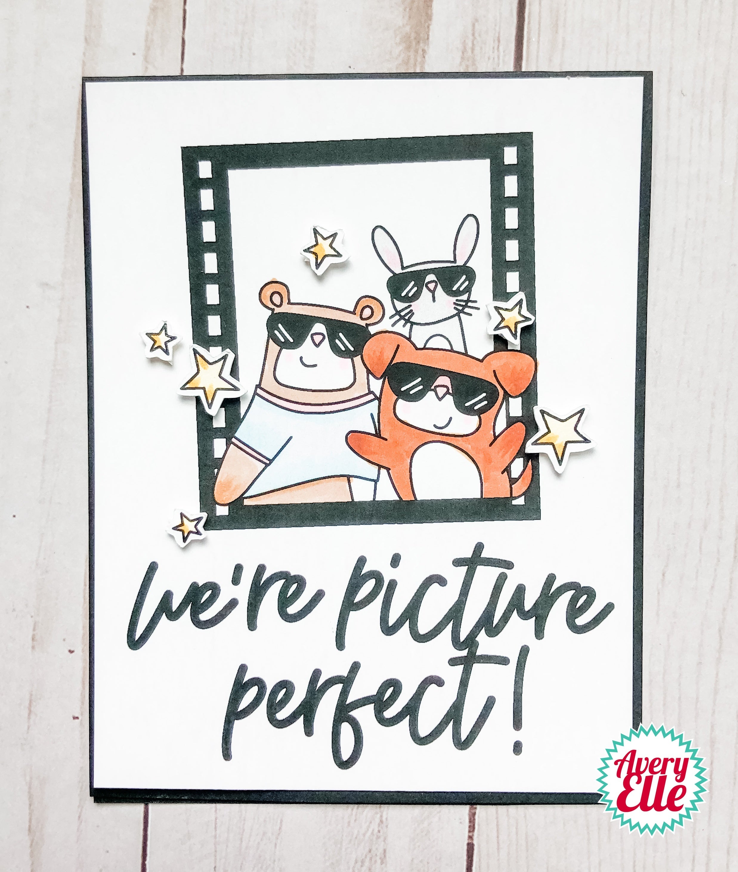 Avery Elle Clear Stamp Set 4"X6" - Stay Cool
