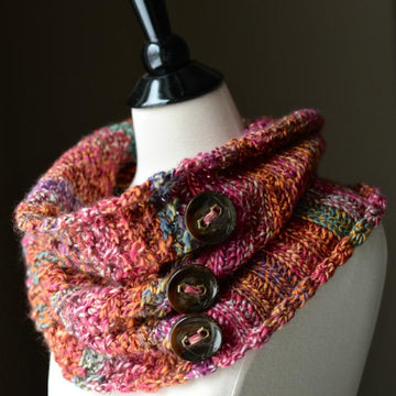 "Knit-Look" Infinity Stitch Cowl & Poncho