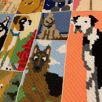 Dogghan C2C Blanket