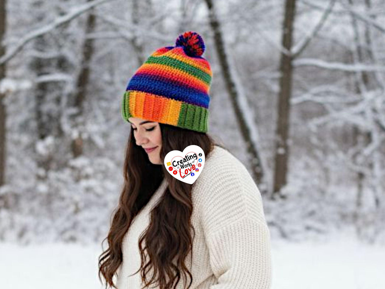 Simple Rainbow Slouch