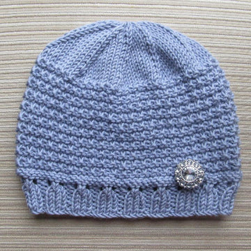 Beautiful Slip Stitch Hat in Sizes 3-6 Months, 2-3 Years and Adult