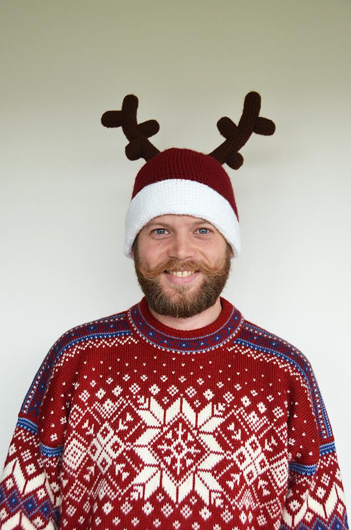 Super Festive Reindeer Hat!