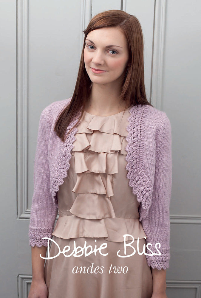 Shrug and Lace Edged Bolero in Debbie Bliss Andes