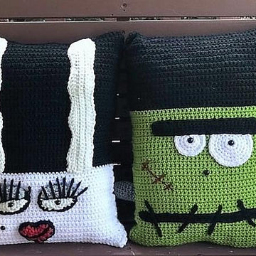 Bride of Frankenstein Pillow