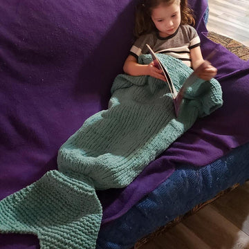 AQUA mermaid tail blanket