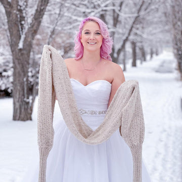Snowfall Sweater Scarf