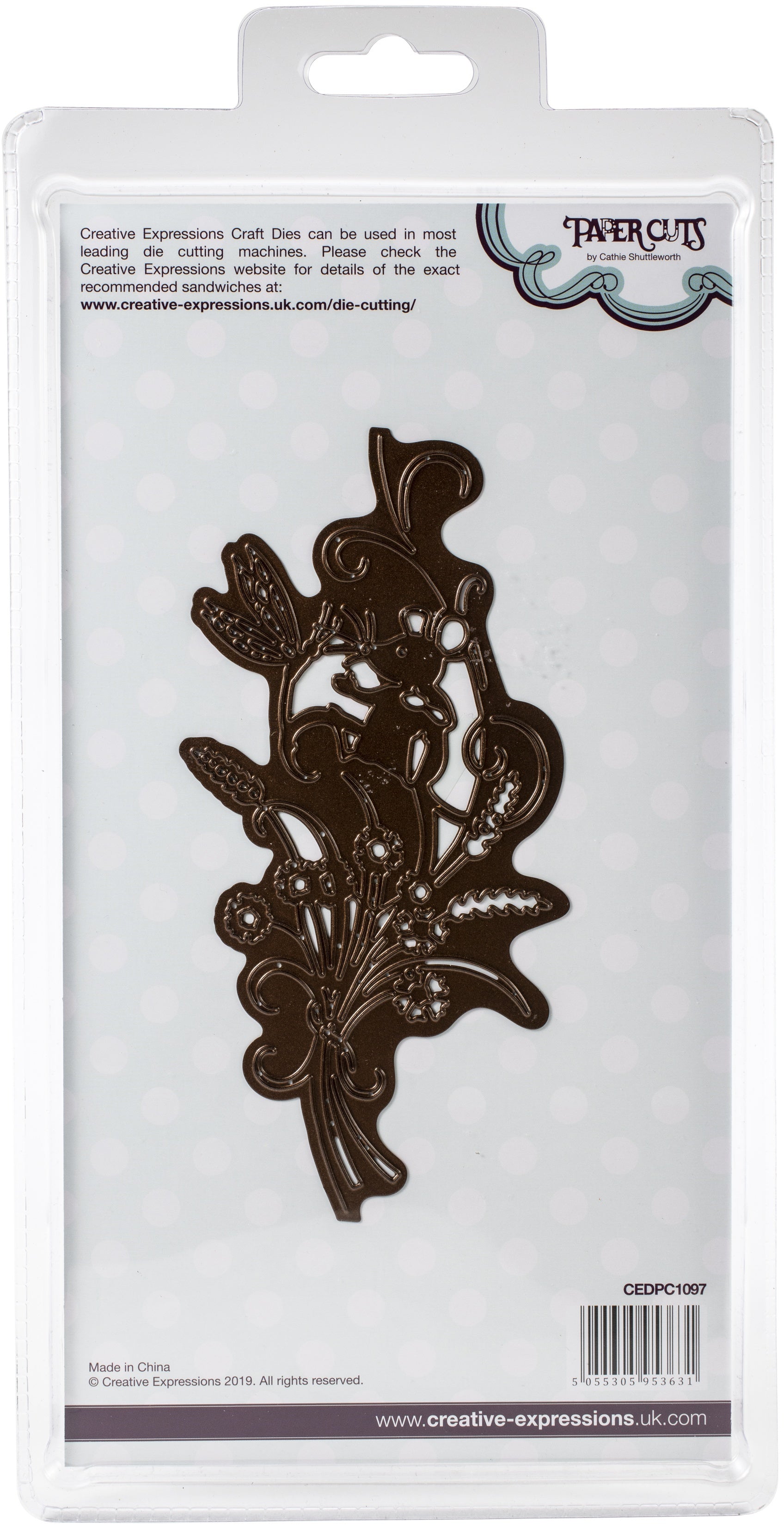Creative Expressions Paper Cuts Edger Craft Dies - Harvest Mouse