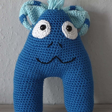 Crochet Pattern for the cuddly Monster Barney!