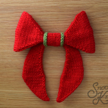 Christmas Bows Pattern Snoo's Knits