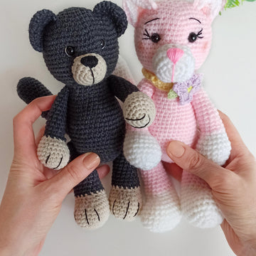 Crochet cat pattern, amigurumi cat pdf pattern