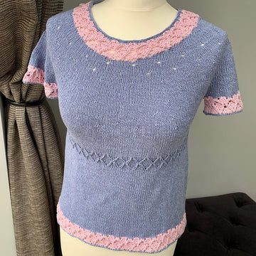 Summer Top with Lace Detail