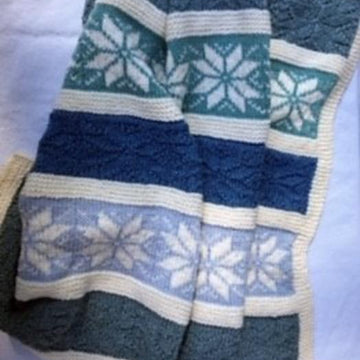 Lucky Seven Snowflake Blanket