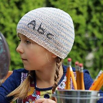 "Ruled Paper" school beanie