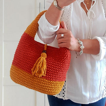 Chenille Egg Bag