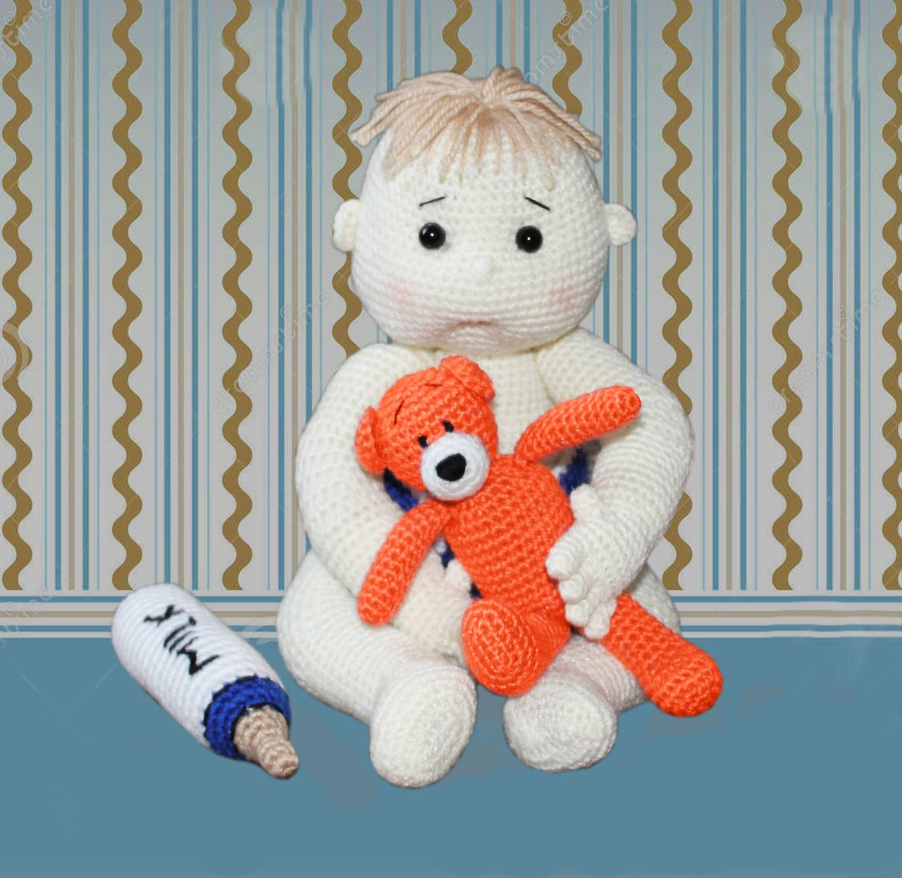 Baby Ollie Amigurumi Doll