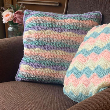 Wavy Bright Cushion Cover