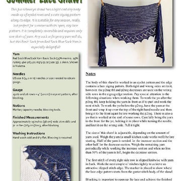 Summer Lace Shawl