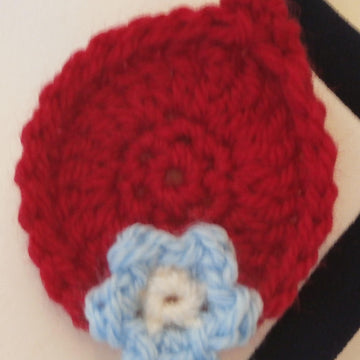 Forget-Me-Not Blood-Drop Brooch