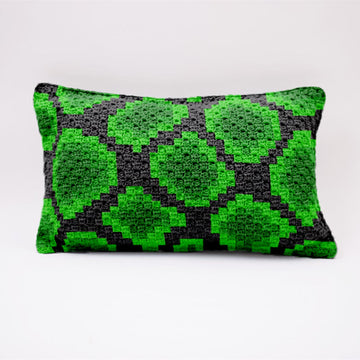 Green Snake Pillow cushion C2C Crochet Pattern