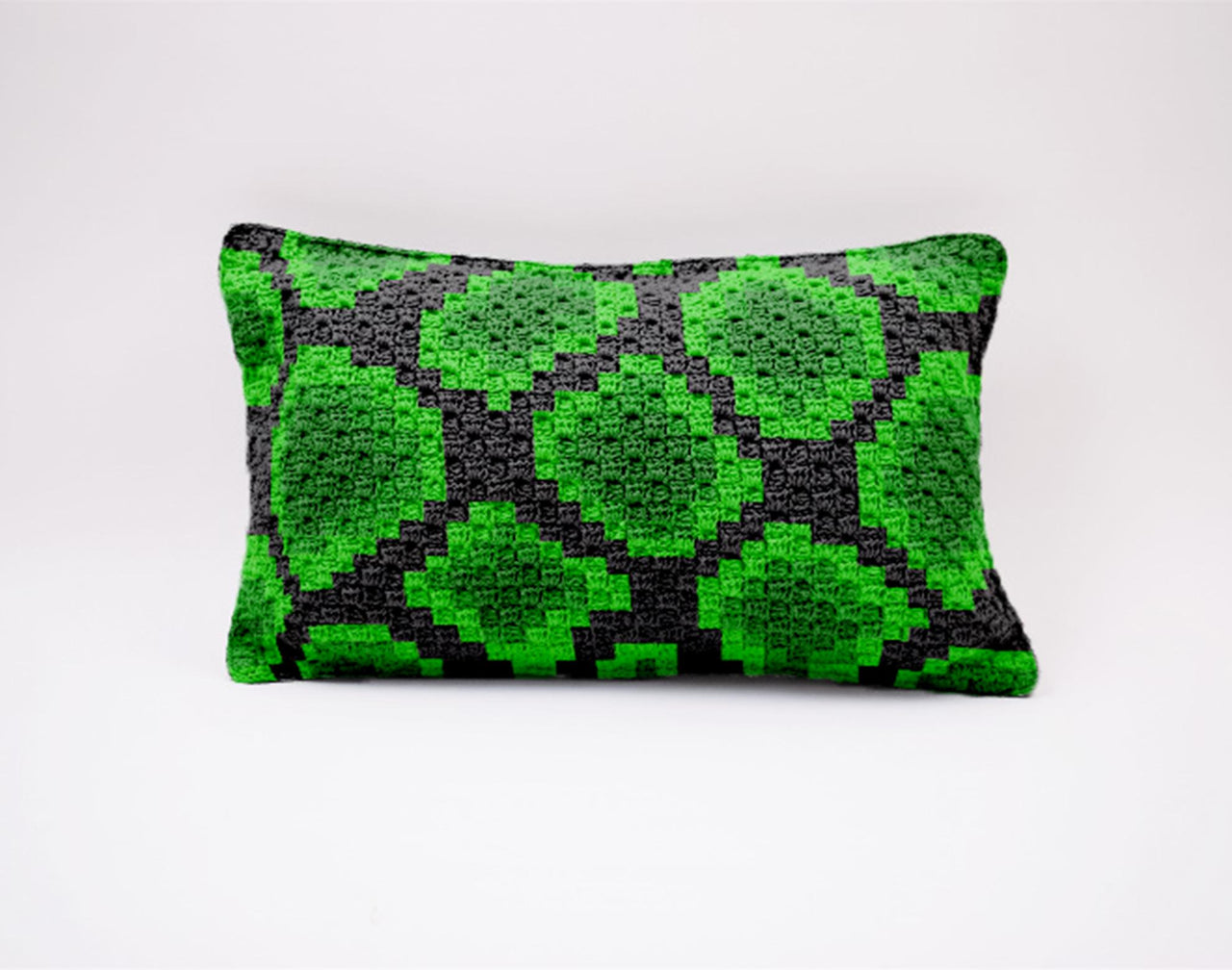 Green Snake Pillow cushion C2C Crochet Pattern
