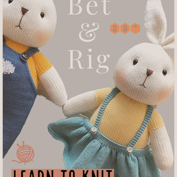 Amigurumi Knits Betelgeuse and Rigel, Big Size Bunnies