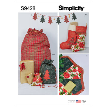 Simplicity Holiday Decorating Accessories S9428 - Sewing Pattern