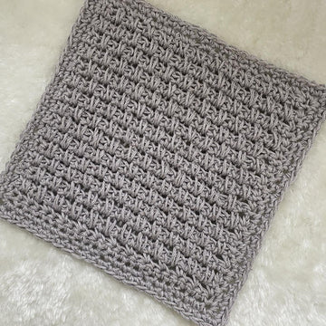 Fig Double Linen Stitch Washcloth