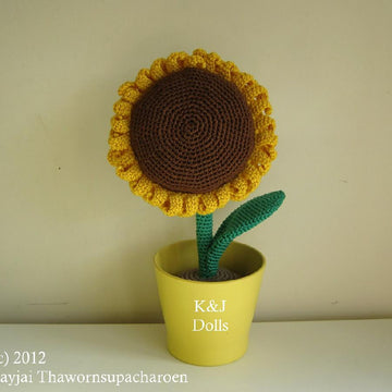 Sun Flowers Amigurumi Crochet Pattern