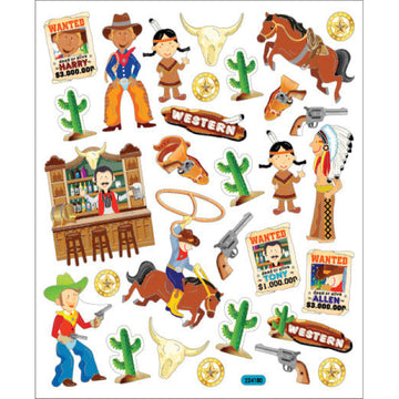 Tattoo King Sticker King Stickers - Cowboys & Indians