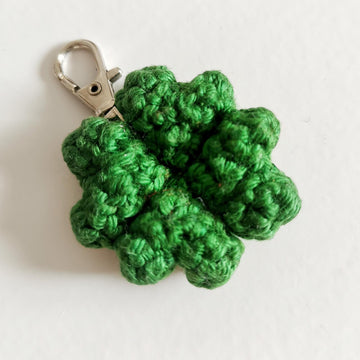 Four Leaf Clover Lucky Shamrock Keychain