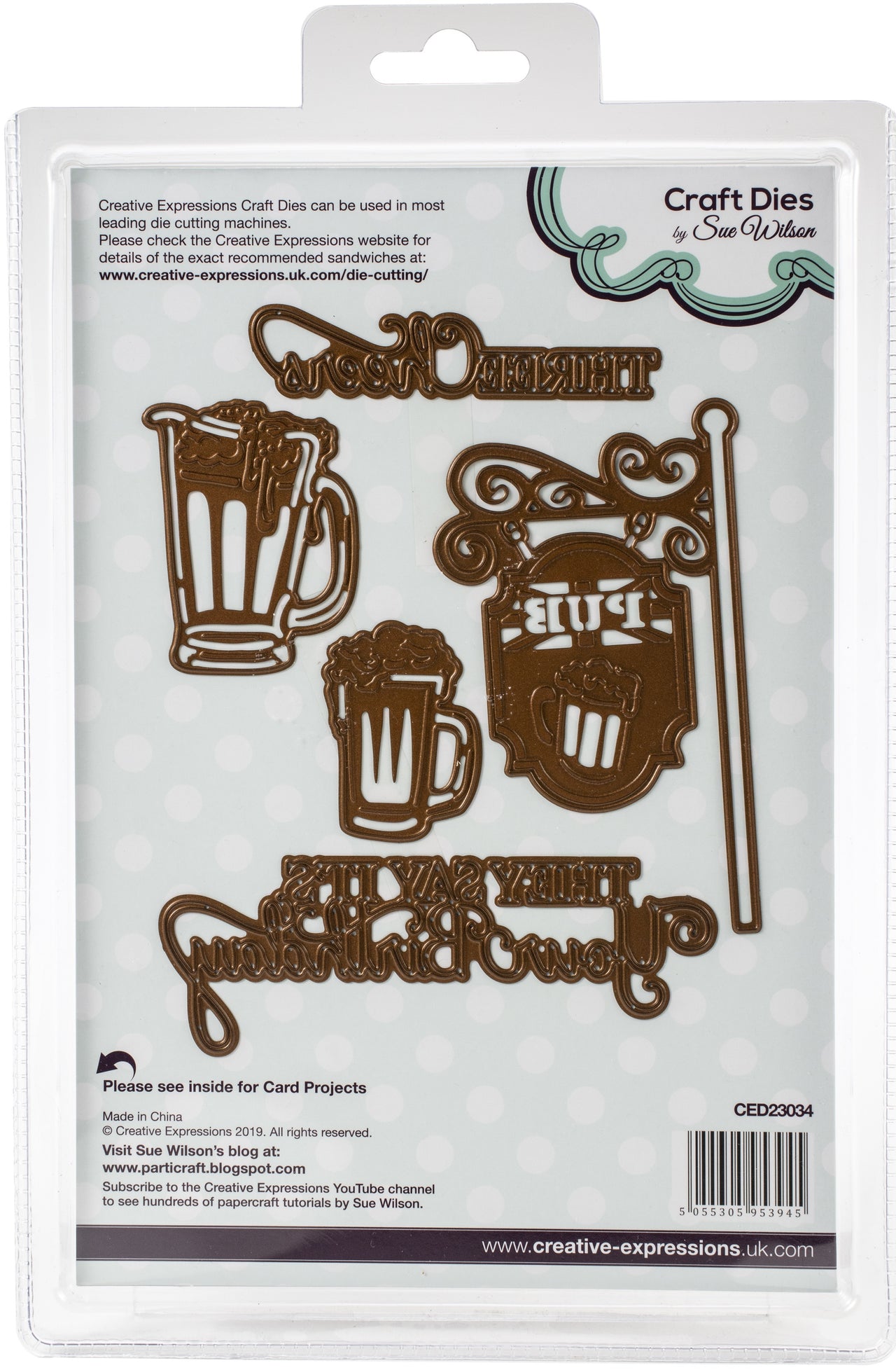 Creative Expressions Craft Dies By Sue Wilson - Necessities- Three Cheers