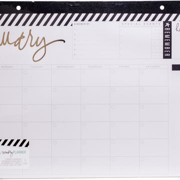 American Crafts Heidi Swapp Memory Planner Desktop Calendar - Fresh Start