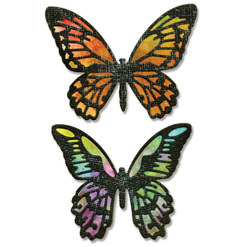Sizzix Thinlits Dies By Tim Holtz 4/Pkg - Detailed Butterflies