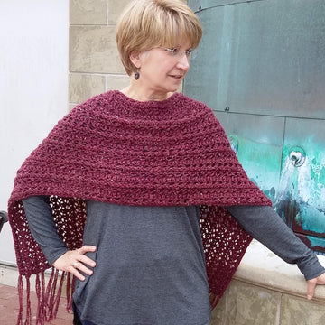 Red Poppy Poncho