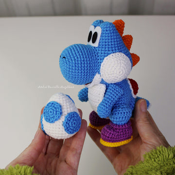 Yoshi – Chibi Amigurumi Crochet Pattern PDF + Bonus Egg Pattern