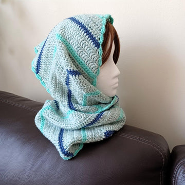 Candy Cane Infinity Scarf