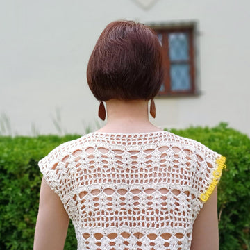 "Summer Breeze" Women's Lace Top, Sizes XS-3XL / "Sommerbrise" Damentop