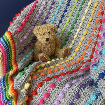 Unique Oblique Bobble Blanket