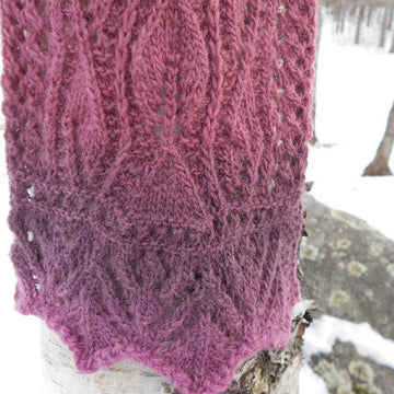 Grape Ivy Lace Scarf