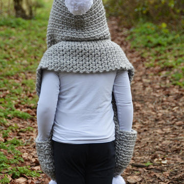 The Snowdrift Hooded Scarf