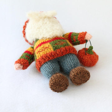 Autumn Gnome with Pumpkins