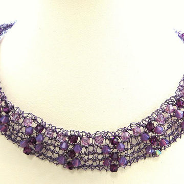 Crystal & Wire Necklace