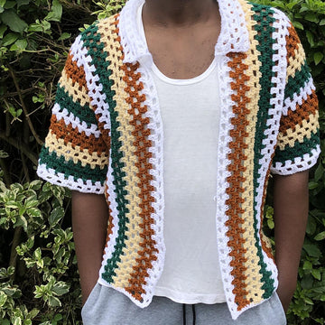 Vintage Crochet Men's Shirts