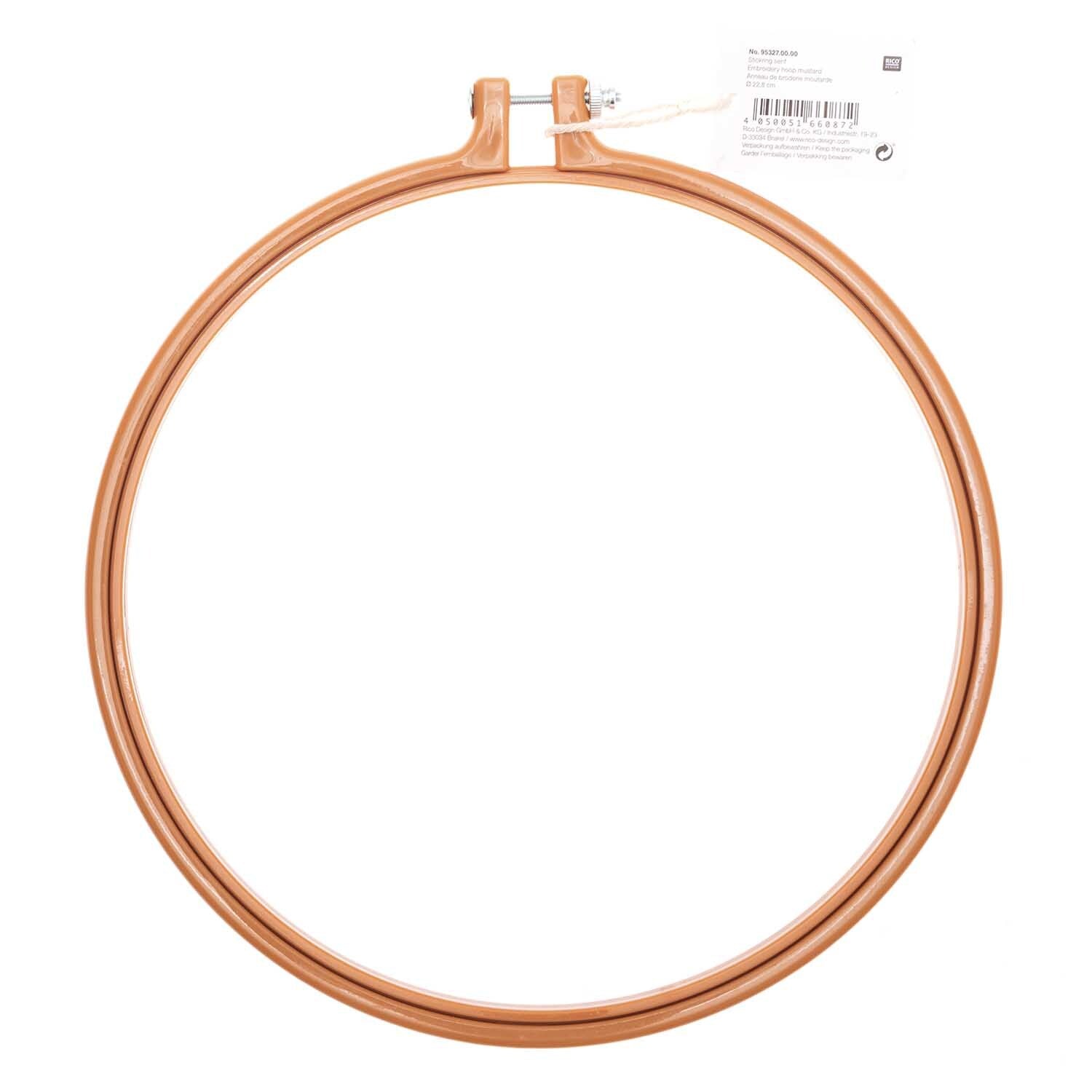Rico Embroidery Hoop - Mustard