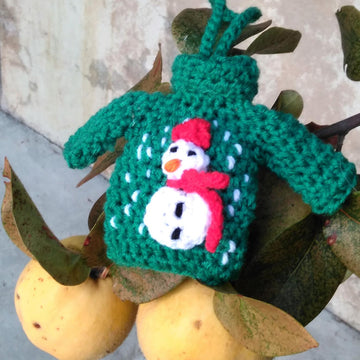 Tiny sweater ornament