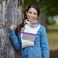 741 Cadence Scarf - Knitting Pattern for Men and Women in Valley Yarns Valley Superwash DK