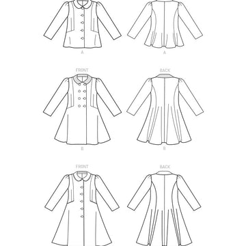 Vogue Children's and Girls' Jacket and Coat V1856 - Sewing Pattern