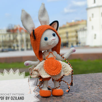 Сrochet pattern: Doll Clothes set PDF - Outfit Little fox for Amigurumi Doll