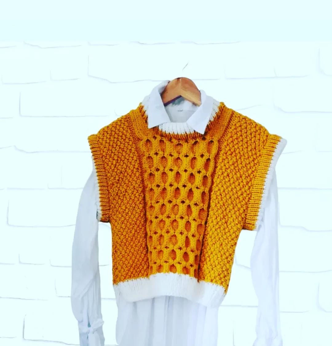 HoneyBee Vest Sweater