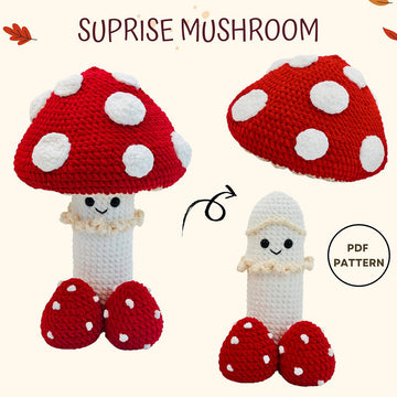 Surprise Mushroom Crochet Amigurumi